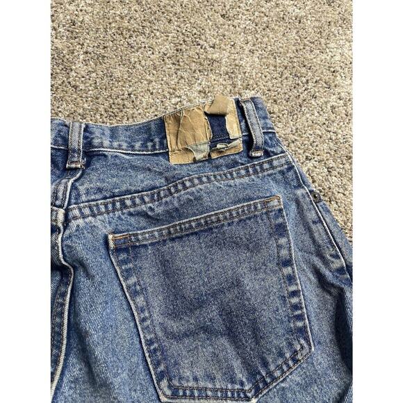 Vintage Gap Blue Jeans Womens Size 10 Ankle Button Fly Distressed Hong Kong - Picture 5 of 8